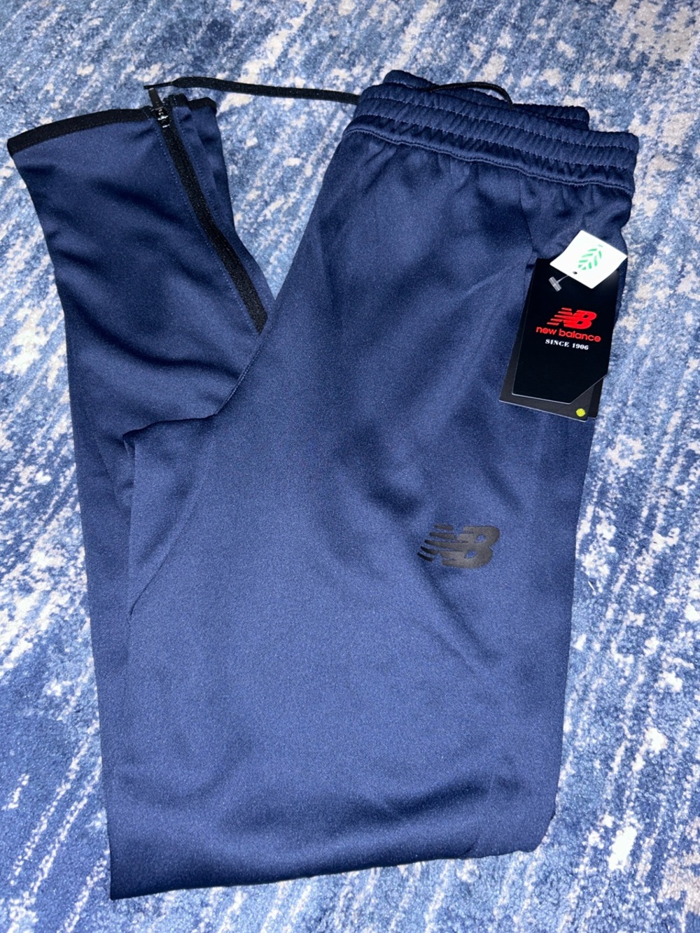 New Balance Men's Navy Athletic Jogger Pants